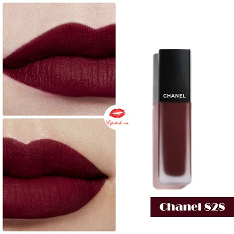 chanel 828 rouge noir